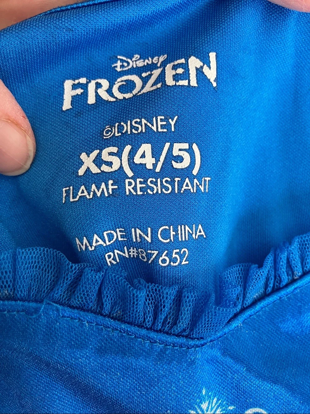 DISNEY Toddler Girls Frozen Elsa Nightgown | XS 4-5 - Picture 8 of 8